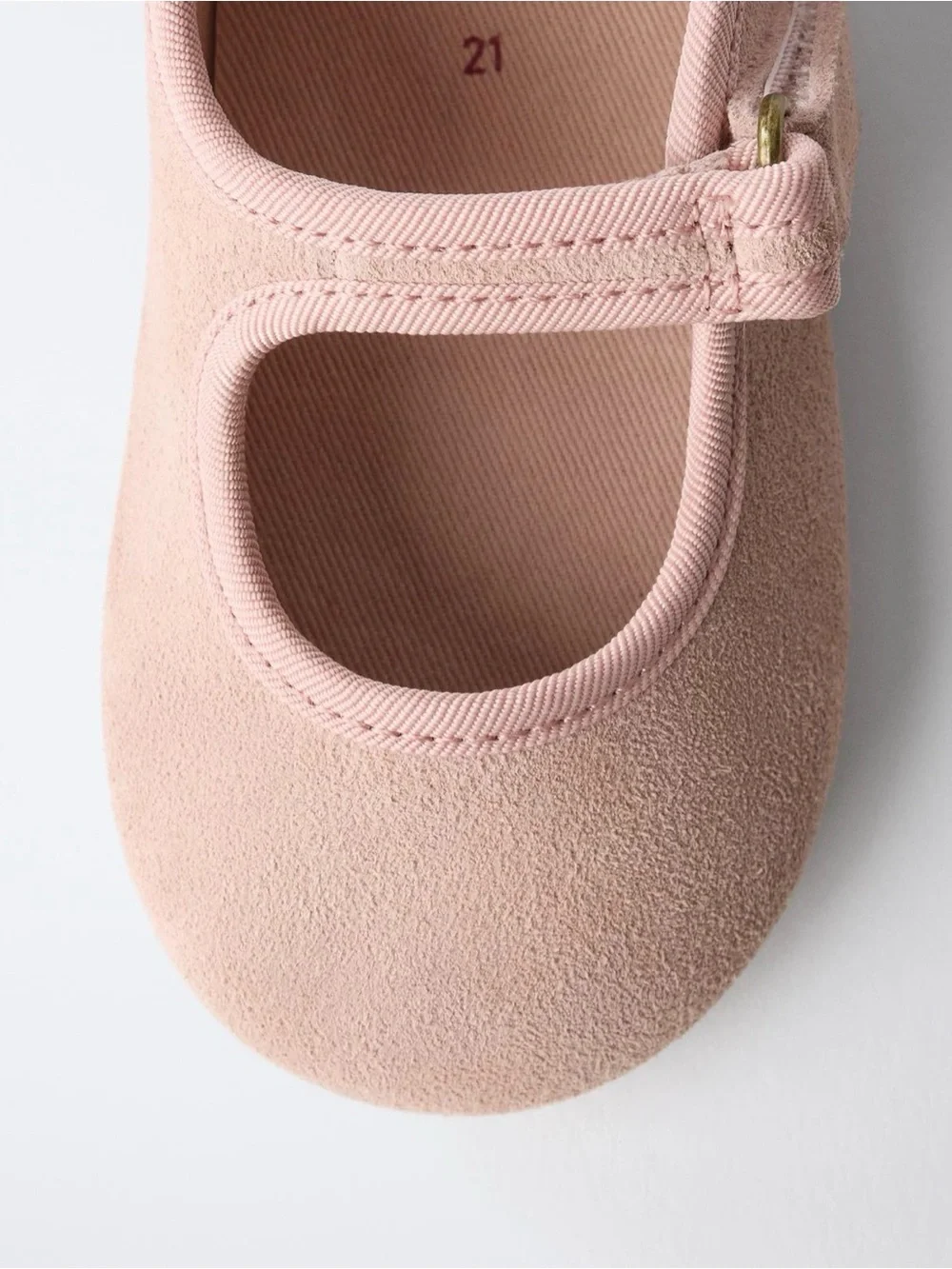 Zara leather ballet flats